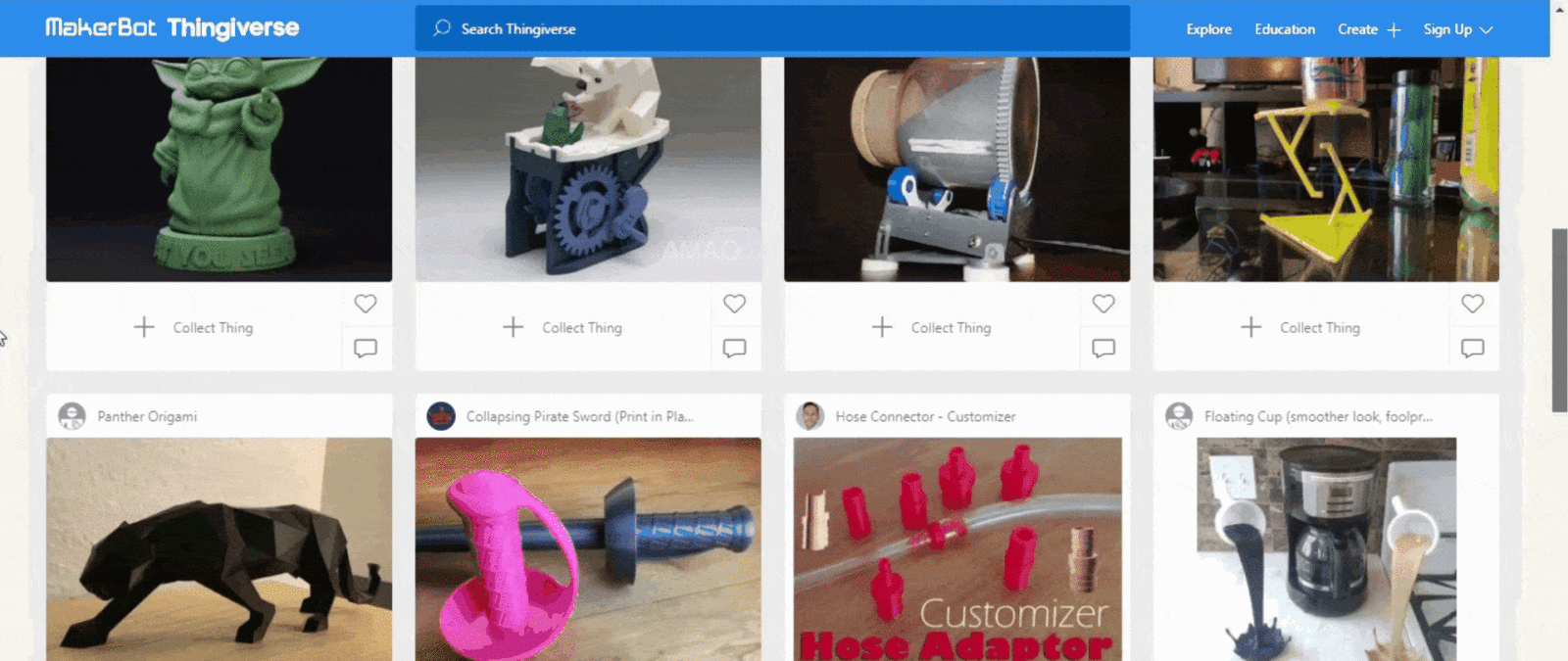 modelos 3d thingiverse