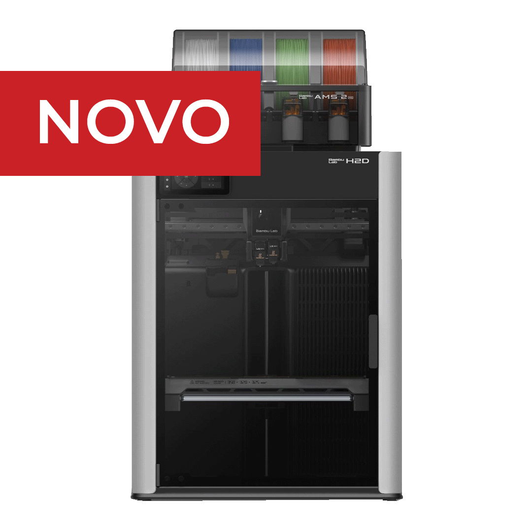 Impressora 3D Bambu Lab H2D com Selo maior
